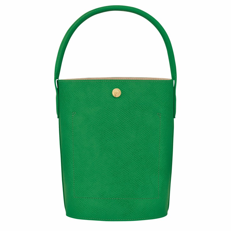 Longchamp ÉPURE S Bucket bag - Leather Green USA | 10161HYZ129