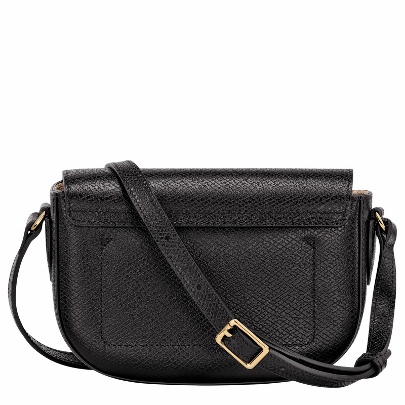 Longchamp ÉPURE S Crossbody bag - Leather Black USA | 10253HYZ001