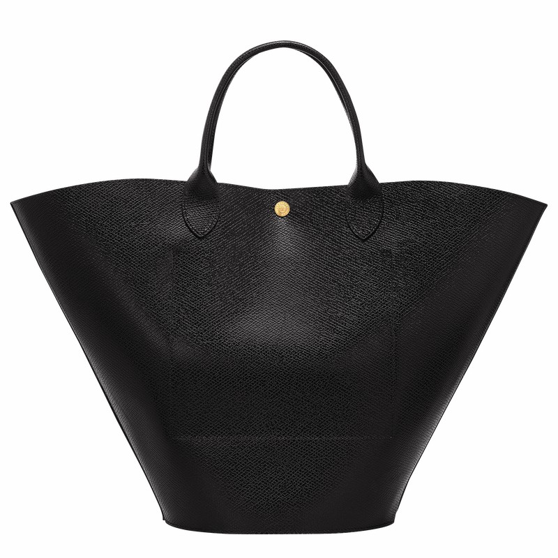 Longchamp ÉPURE XL Tote bag - Leather Black USA | 10260HYZ001