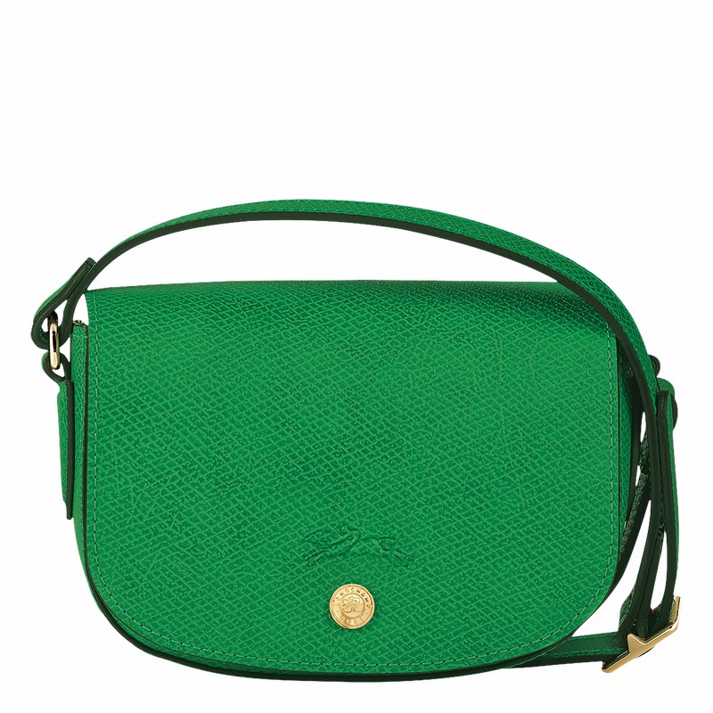 Longchamp ÉPURE XS Crossbody bag - Leather Green USA | 10165HYZ129