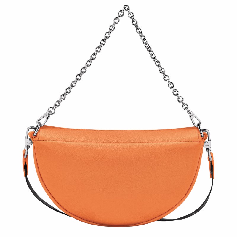 Longchamp Smile S Crossbody bag - Leather Orange USA | 10224HDS217