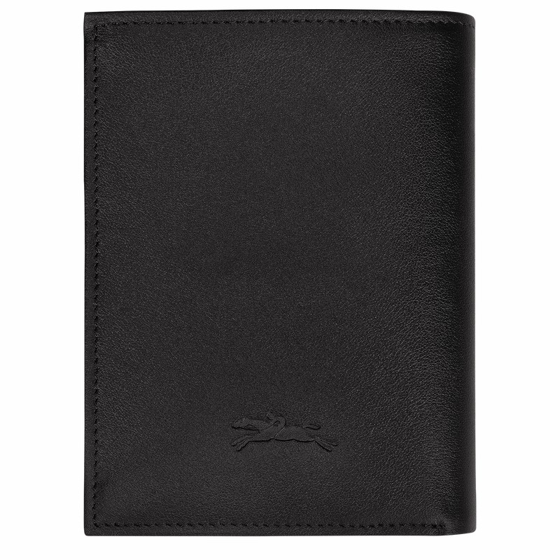 Longchamp sur Seine Wallet - Leather Black USA | 30041HCX001-