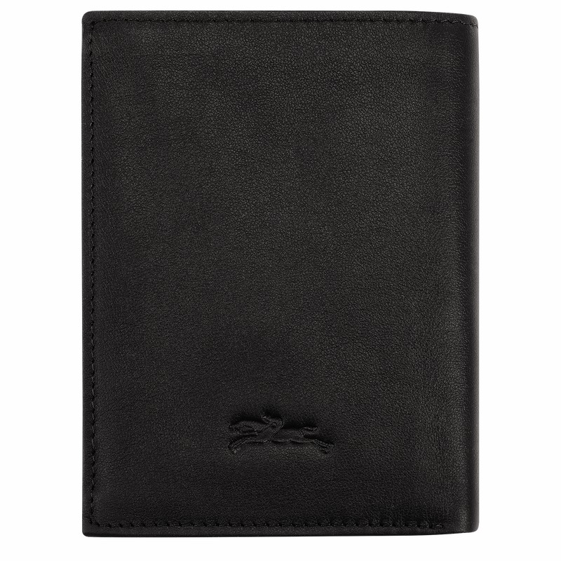 Longchamp sur Seine Wallet - Leather Black USA | L3528HCX001