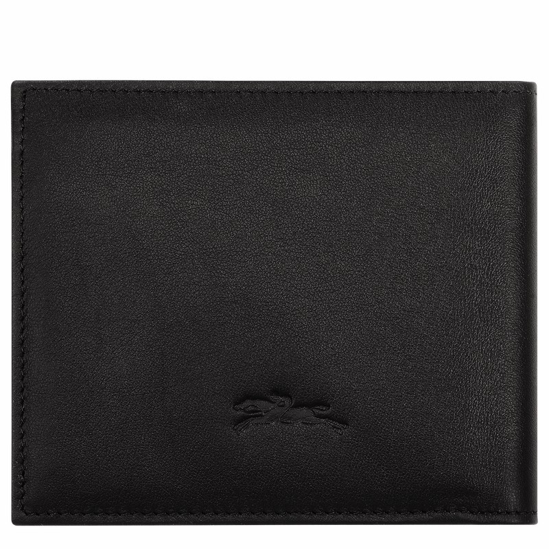 Longchamp sur Seine Wallet - Leather Black USA | L3508HCX001