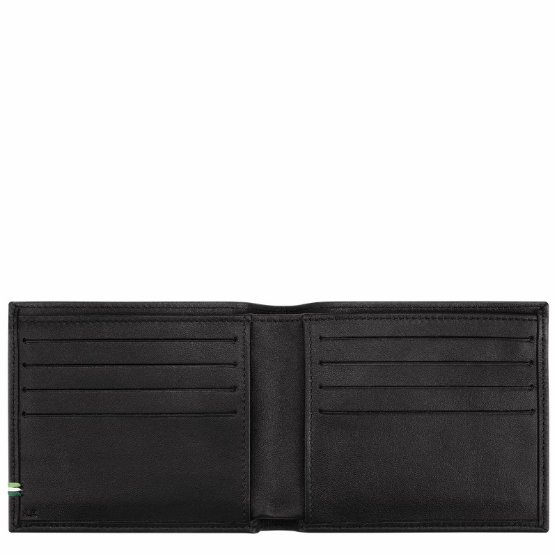 Longchamp sur Seine Wallet - Leather Black USA | L3508HCX001