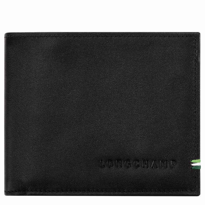 Longchamp sur Seine Wallet - Leather Black USA | L3508HCX001